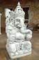 Preview: Ganesha Steinfigur hellgrau