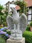 Preview: Kleine Adler Steinfigur Gartenfigur oder Innendekoration massive Beton Steinfigur