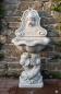 Preview: wandbrunnen garten deko mit putten kopf und fischen