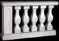 Preview: TYP-06 Balustraden Geländer 81cm hoch mit quadratische Balustersäulen 122cm lang
