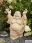 Preview: Buddhafigur Steinfigur ocker
