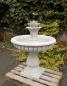 Preview: Garten Springbrunnen mit Steinblume 132cm