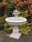 Preview: Garten Springbrunnen mit Steinblume 132cm