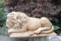 Preview: kleine Löwen Steinfigur als Torwächter Figur