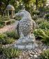 Preview: Steinfigur sitzender Adler Gartenfigur Beton Steinguss Steinadler Figur 49cm 40kg