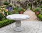 Preview: Gartentisch mit Tischplatte Beton Steintisch ⌀ 107cm