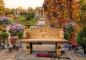 Preview: Gartenbank Beton Steinbank mit Lehne Exclusives Design Weißbeton Steinguss frostfest 240kg