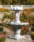 Preview: Schöner Garten Springbrunnen mit Kinter Gruppe unter dem Regenschim
