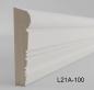 Preview: Fassadenstuck Profil Leiste Styroporstuck Fassadenprofil 100x25mm 300cm L21A-100