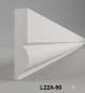 Preview: Fassadenstuck Styroporstuck Rahmenleisten Profile Fassadenleisten Stuckprofile 76x22mm 300cm L22A