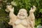 Preview: Buddhafigur Steinfigur ocker