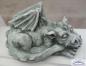 Preview: liegende Drachen steinfigur