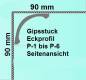 Preview: Gipsstuck Eckprofil P-4