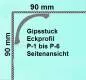 Preview: Gipsstuck Eckprofil P-6