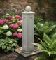Preview: Zaun- und Torpfeiler Vierkant Betonpfosten mit Kugel 125cm