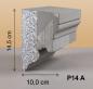 Preview: Fassadenstuck Leisten Fenster Gesims Styroporstuck Profil P14A