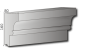 Preview: Fassaden Zierstuck Bauprofile Styroporstuck Leisten 140x60 oder 160x80mm 300cm P19A