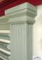 Preview: Kapitell Sockel Basis für eckige Säulen 20cm U-Halbschale zur Säulenverkleidung EKBA20cm