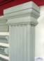 Preview: Kapitell Sockel Basis für eckige Säulen 20cm U-Halbschale zur Säulenverkleidung EKBA20cm