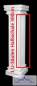 Preview: Styropor Säule 3 Meter eckig kanneliert Halbschalen Verkleidung Leichtbau Säulenverkleidungen ESAK15cm