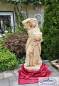 Preview: Skulptur einer Edelfrau im mittelalterlichem Gewand und Schatztruhe in der Hand Gartenfigur 147cm 297kg BAD-7172