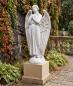 Preview: Engel Steinfigur Grabfigur bestende Engelfigur Gartenfigur 140cm