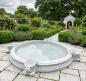 Preview: Brunnenbecken Elemente mit Muscheldekor Elementen Gartenbrunnen Wasserbecken Betonelemente Baumring 200cm