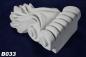 Preview: B033 Konsole als schmuckvolle leichte Wandkonsole aus Polyurethan Hartschaum 136x100mm Tiefe 50mm