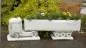 Preview: Truck LKW mit Auflieger als bepflanzbare Gartenfigur Geschenk Idee Trucker Beton Steinfigur 100cm 49kg S110024