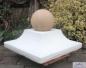 Preview: pfeilerschmuck abdeckung mit betonkugel