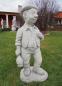 Preview: Trinker Figur mit Flasche Trunkenbold Steinfigur lustige Dekofigur Weißbeton Steinguss 87cm 45kg BAD-10267