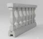 Preview: TYP-06 PLUS Balustraden Geländer 90cm quadratische Baluster Säulen 90cm