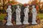 Preview: Vierjahreszeiten Frauen Gartenfiguren Set Frühling Sommer Herbst Winter Steinfiguren 100cm