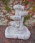 Preview: Wasserfall Steinbrunnen Modern Art Deco Gartenbrunnen 102cm 323kg