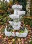 Preview: Wasserfall Steinbrunnen Modern Art Deco Gartenbrunnen 102cm 323kg