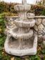 Preview: Wasserfall Steinbrunnen Modern Art Deco Gartenbrunnen 102cm 323kg