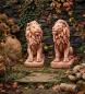 Preview: Kleine Löwen Figuren sitzende Gartenfiguren Beton Steinfiguren 35cm