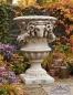 Preview: Pflanzamphore Widderkopf Vase Ziervase Pflanzgefäß aus Beton Steinguss104cm