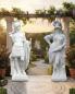 Preview: Römische Steinfiguren Centurio und Minerva – Feldherr und Feldherrin als Skulpturen-​Set
