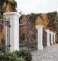 Preview: Pfeiler Zaunpfeiler Galeriesockel Postament Gartenfigur Pflanzgefäß Betonpfeiler 104cm