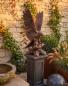 Preview: Gartenfigur Adler Kupfer 90cm Steinfigur Metall Farben Optik Seeadler Skulptur