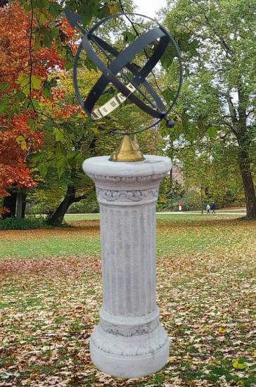 massive Gartendeko Säule