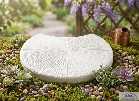 Runde Betonplatte 60cm als Gartenweg Trittplatte oder individueller Kreisbogen für Baumring Platten