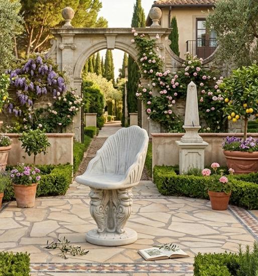 Garten Beton Sessel