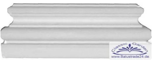 Fassadenstuck Styropor Pilaster Kapitell Sockel Basis Styroporbasis Styroporstuck PLA400-105mm