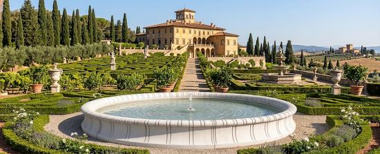 Brunnenbecken Wasserbecken 280cm für Wasserfontäne Gartenbrunnen Betonelemente