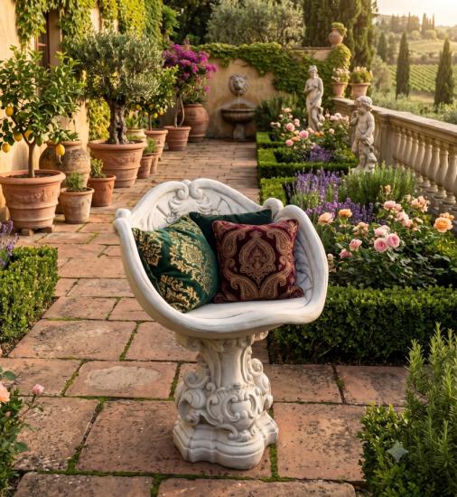 Beton Garten Sessel Stuhl