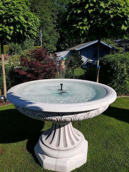 Gartenbrunnen XL Wasserschale Imperial 150cm Durchmesser Garten Springbrunnen