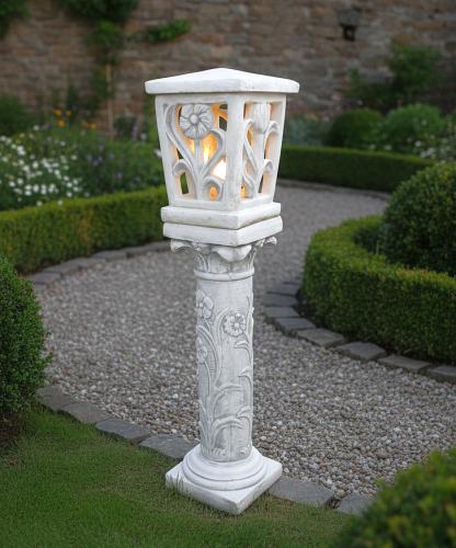 Garten Steinlaterne aus Beton Steinguss