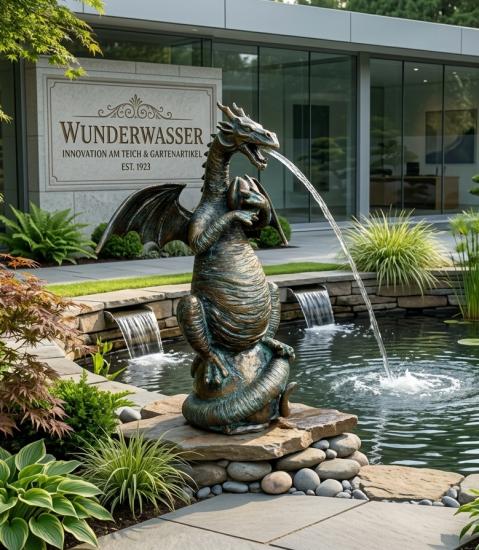 Bronze Figur Drachen Figur